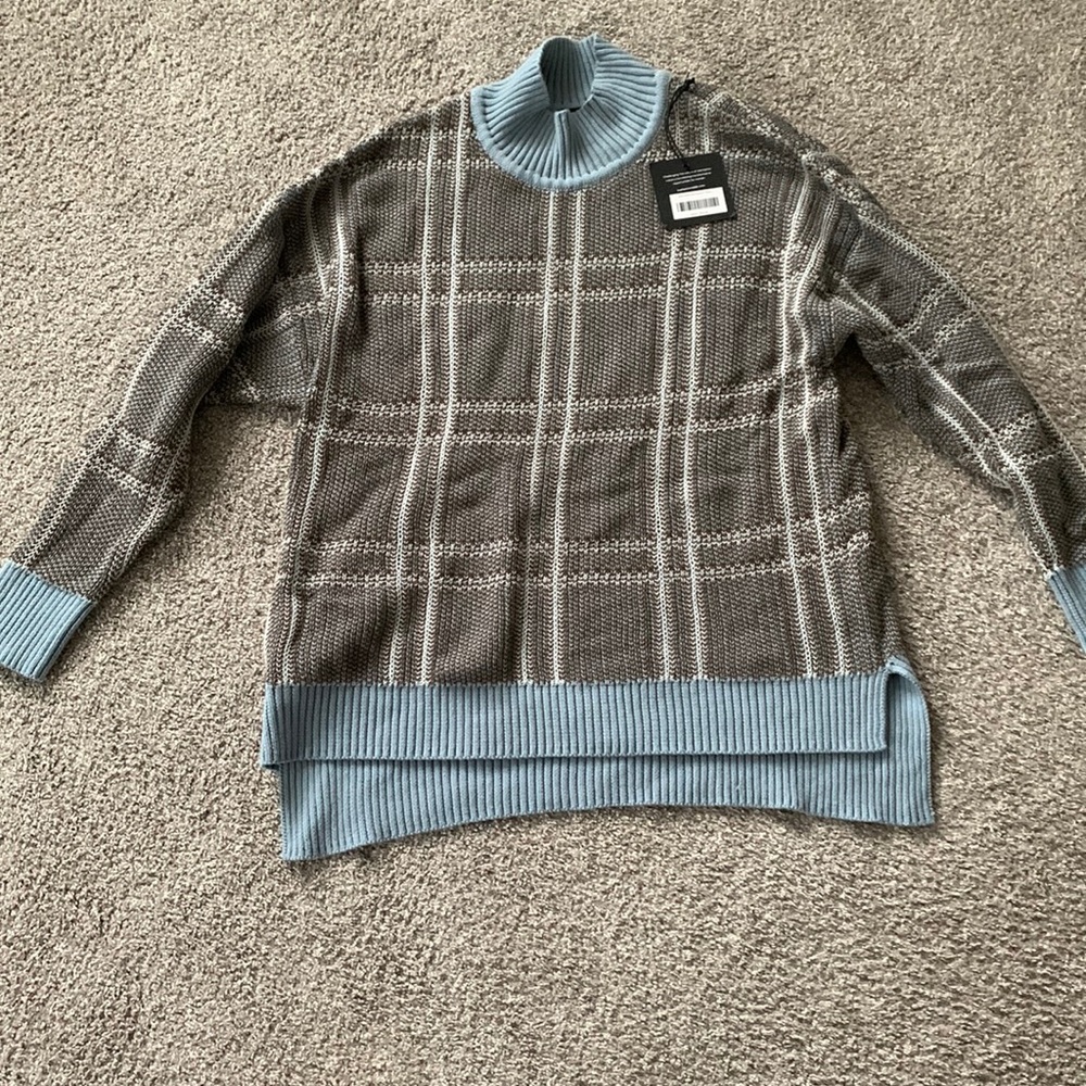 Able Jana Patterned Pullover-Plaid